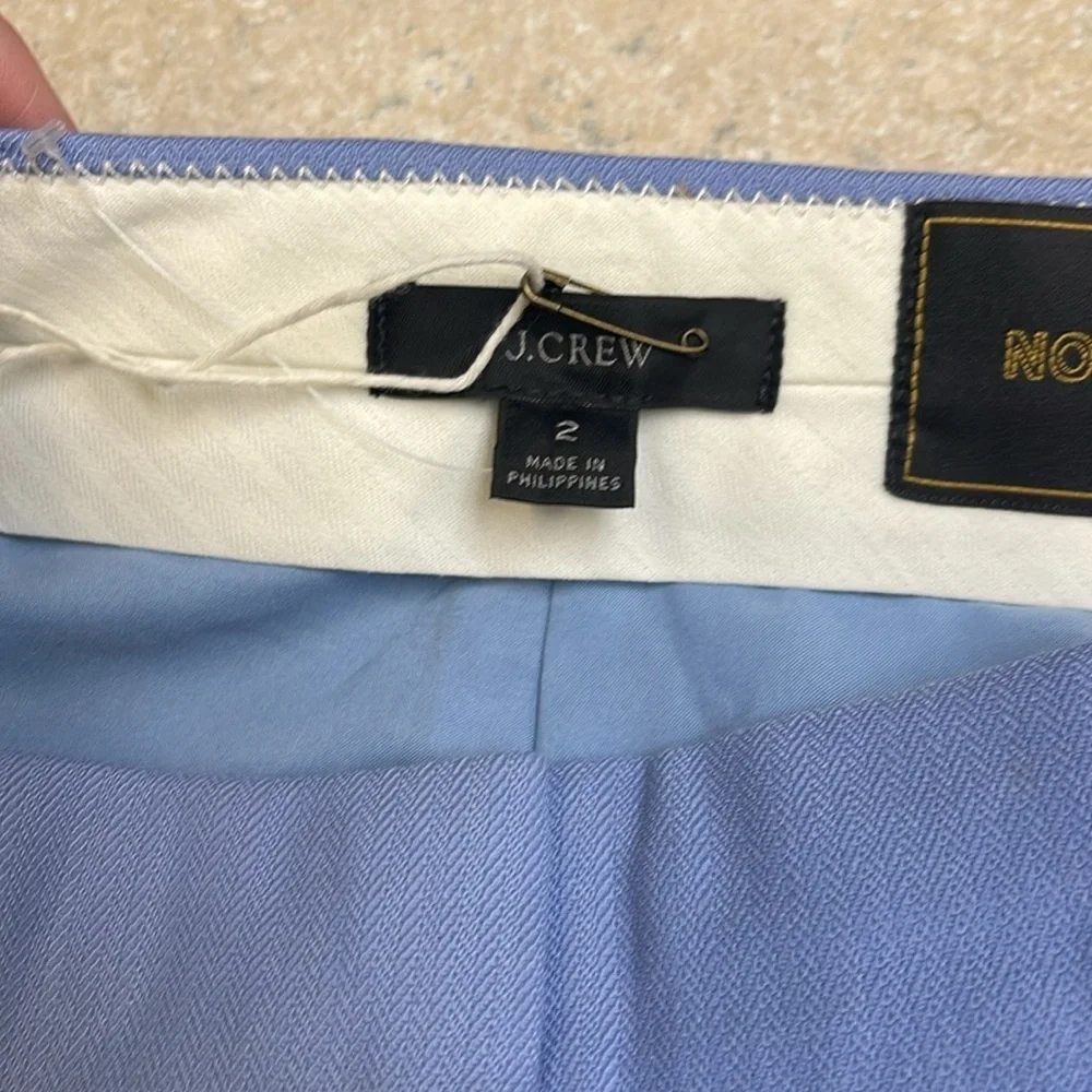 J. Crew Blue Straight Leg Trousers - Picture 3 of 5